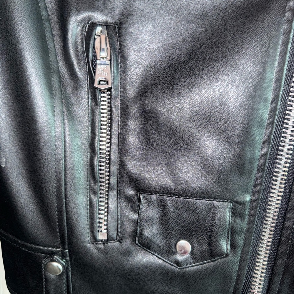 Alex Les Filles faux leather moto jacket - Picture 5 of 9